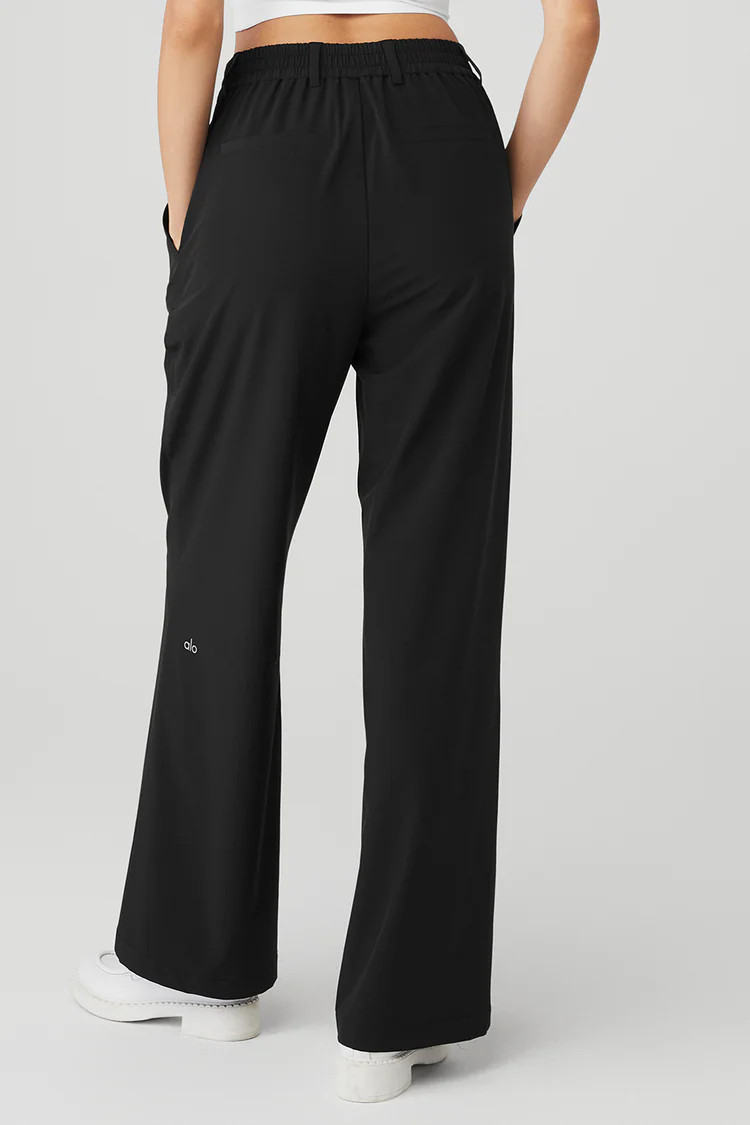 High-Waist Pursuit Trouser - Black | Alo Yoga (US)
