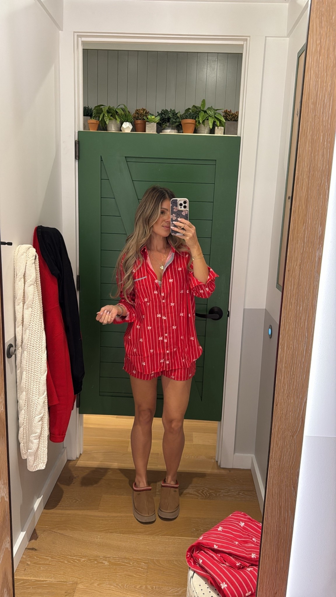 Cutie little bow pjs! 40% off sitewide currently ❤️ 

#LTKCyberWeek #LTKHoliday #LTKFindsUnder100