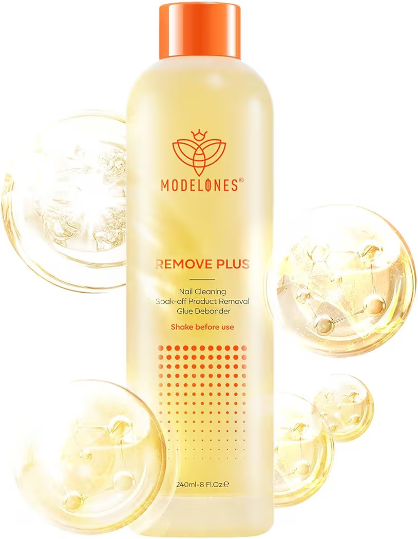 Modelones Acetone Nail Polish Remover, Professional Gel Polish Remover, Nail Glue Remover Natural... | Amazon (US)