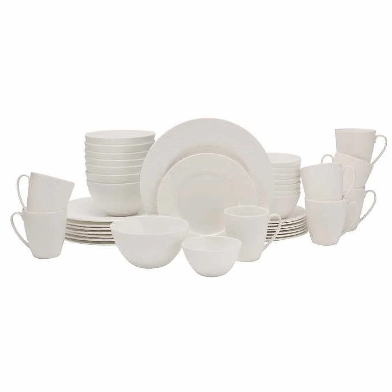 Mikasa Huntington 40-piece Bone China Dinnerware Set | Walmart (US)
