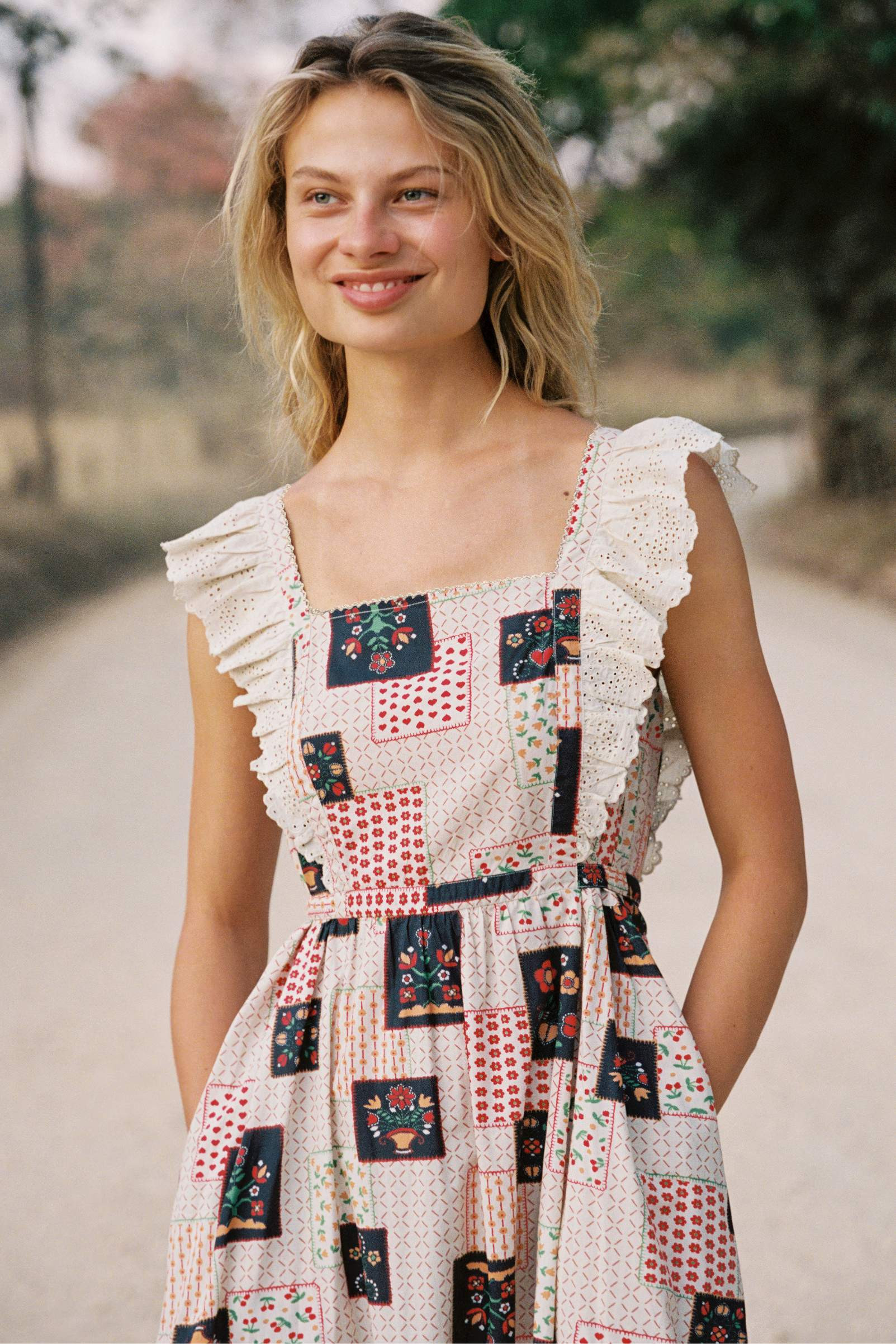 The Paz Dress | Garden Patchwork | Christy Dawn