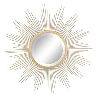 Stonebriar Collection Medium Irregular Gold Contemporary Mirror (23 in. H x 23 in. W)-SB-6139A - ... | The Home Depot