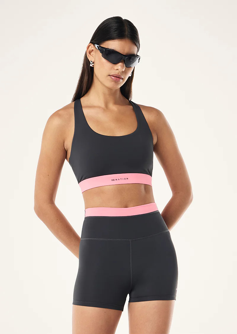 REDEFINE SPORTS BRA IN ASPHALT | P.E Nation AU
