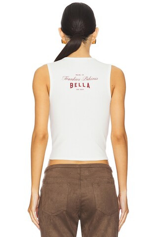 X Bella Hadid Reno Rib Tank in Lone Star White | Revolve Clothing (Global)