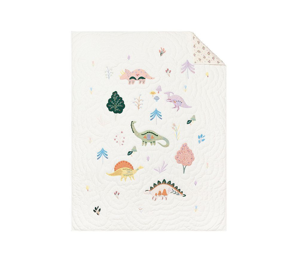 Heritage Dino Quilt, Twin, Multi | Pottery Barn Kids