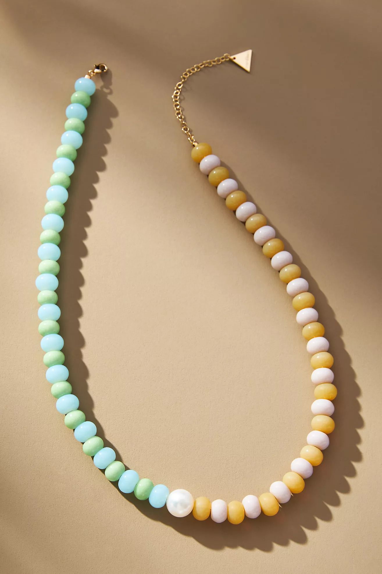 Beaded Stripe Necklace | Anthropologie (US)