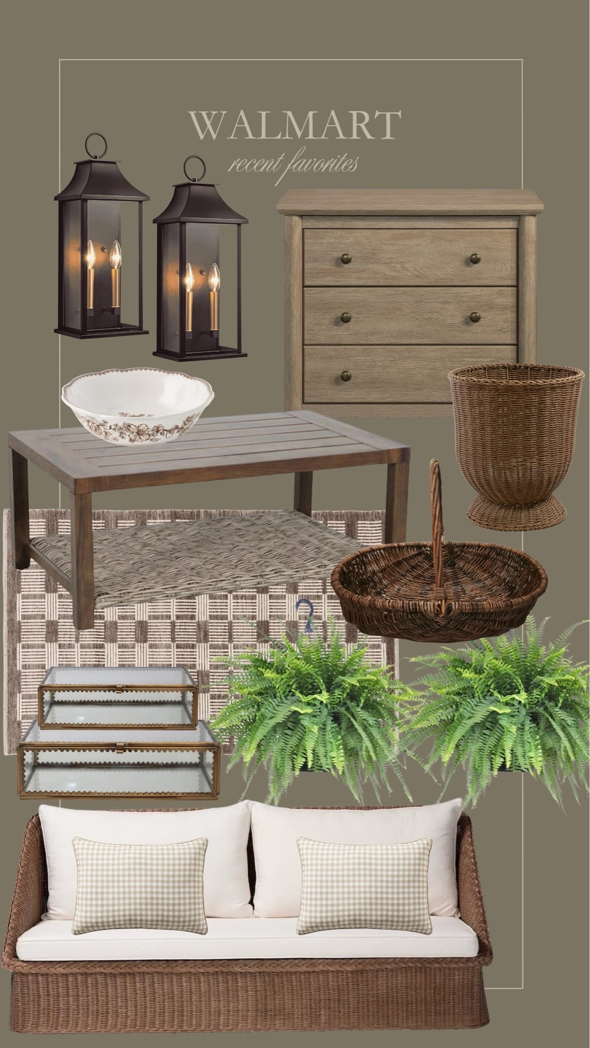 Recent favorites from Walmart 😍 I love these furniture finds, patio finds, decor, and these live ferns have been a follower favorite!

#LTKMothersDay #LTKHome