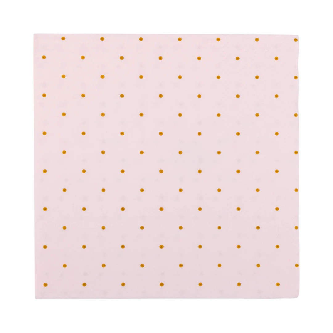 Princess Polka Dot Cocktail Napkin | My Mind's Eye