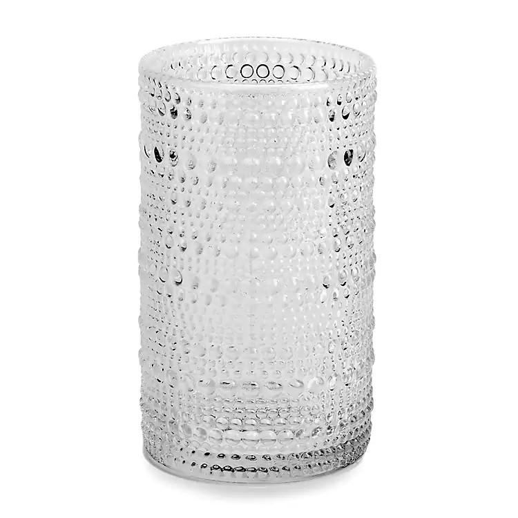 New! Clear Halo Tall Glass Tumbler | Kirklands