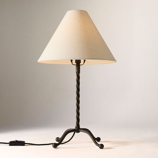 Pierce & Ward Twisted Metal Table Lamp (20") | West Elm (US)