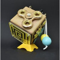 Busy Cube 1 Year Old Montessori Christmas Toddler Gift Sensory Board Autism Toy 1st Birthday Fidget Cube | Etsy (US)