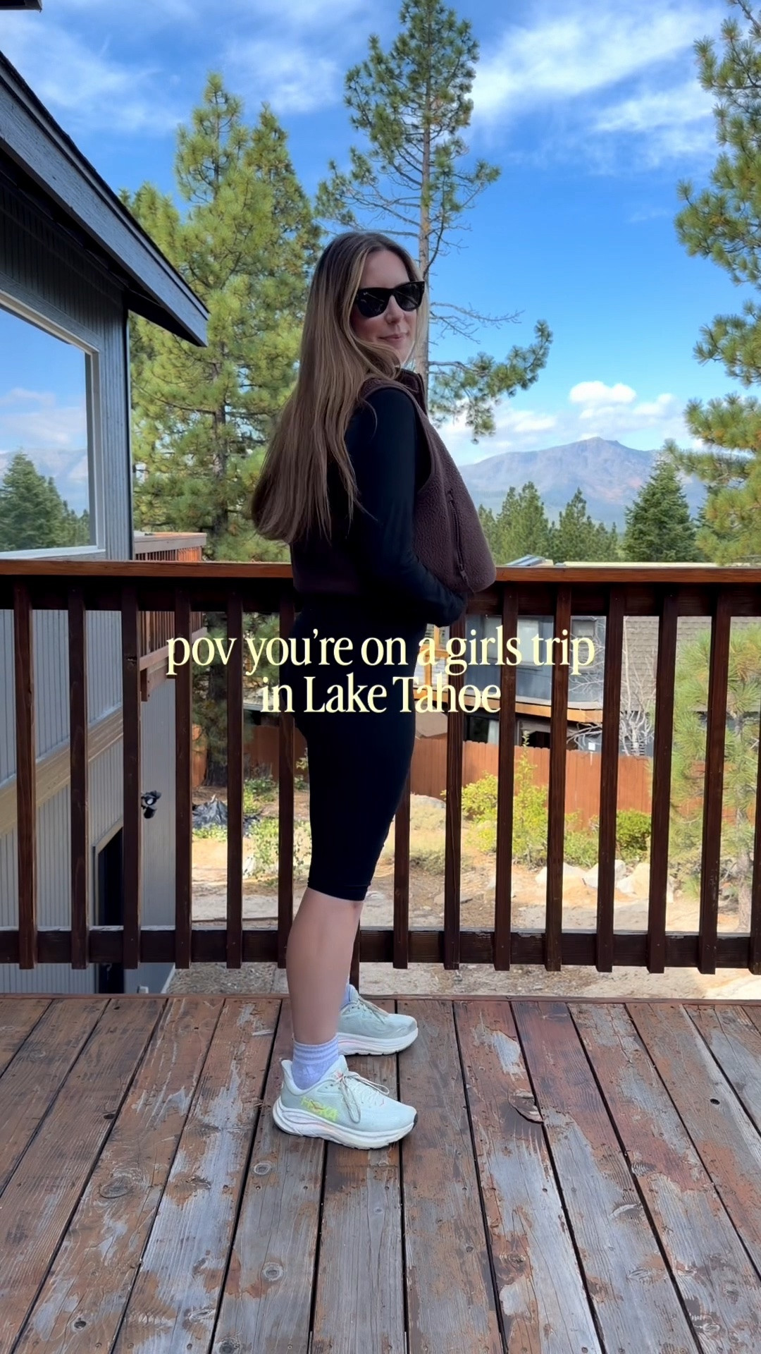 What I wore for an easy-ish hike and lunch in Lake Tahoe on a bachelorette trip! The views were unreal 👀⛰️🩵 @Vuori US

#LTKootd #LTKActive #LTKTravel