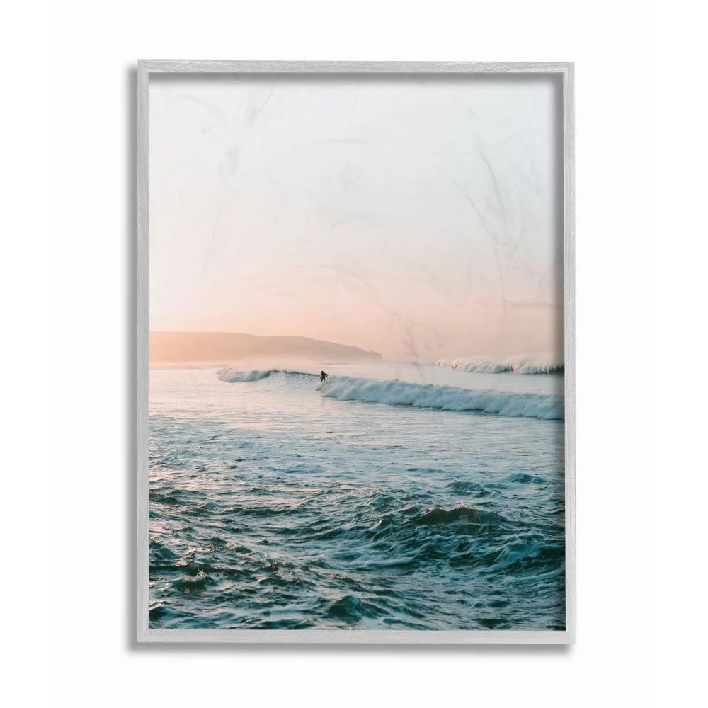 Stupell Industries Surfing the Tide Beach Wave Photograph Designed by Unsplash | Walmart (US)