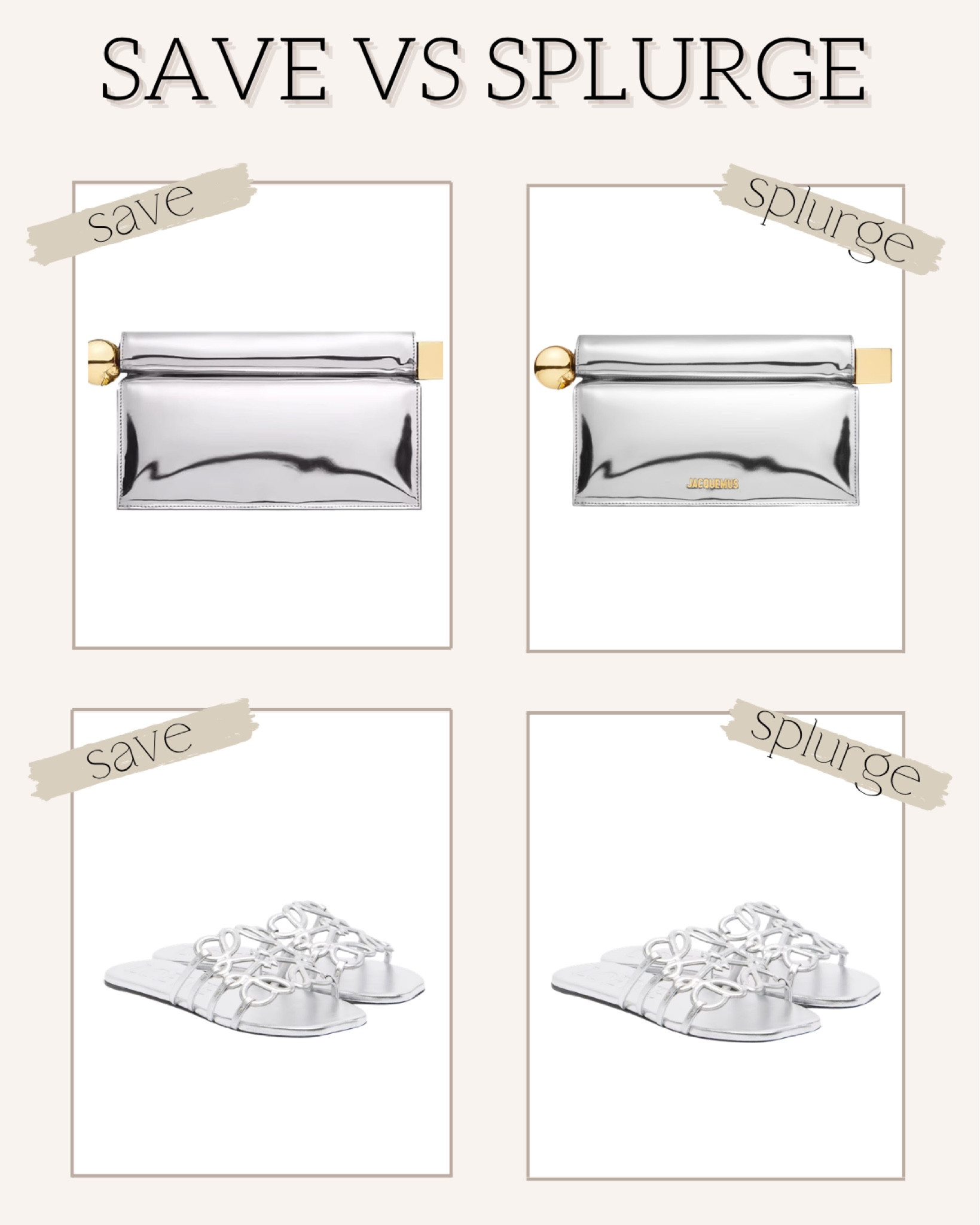 Affordable for less find! $50 Sandals vs $950 .. $35.99 purse vs. $1250 Grab them before it sells out! 

#LTKootd