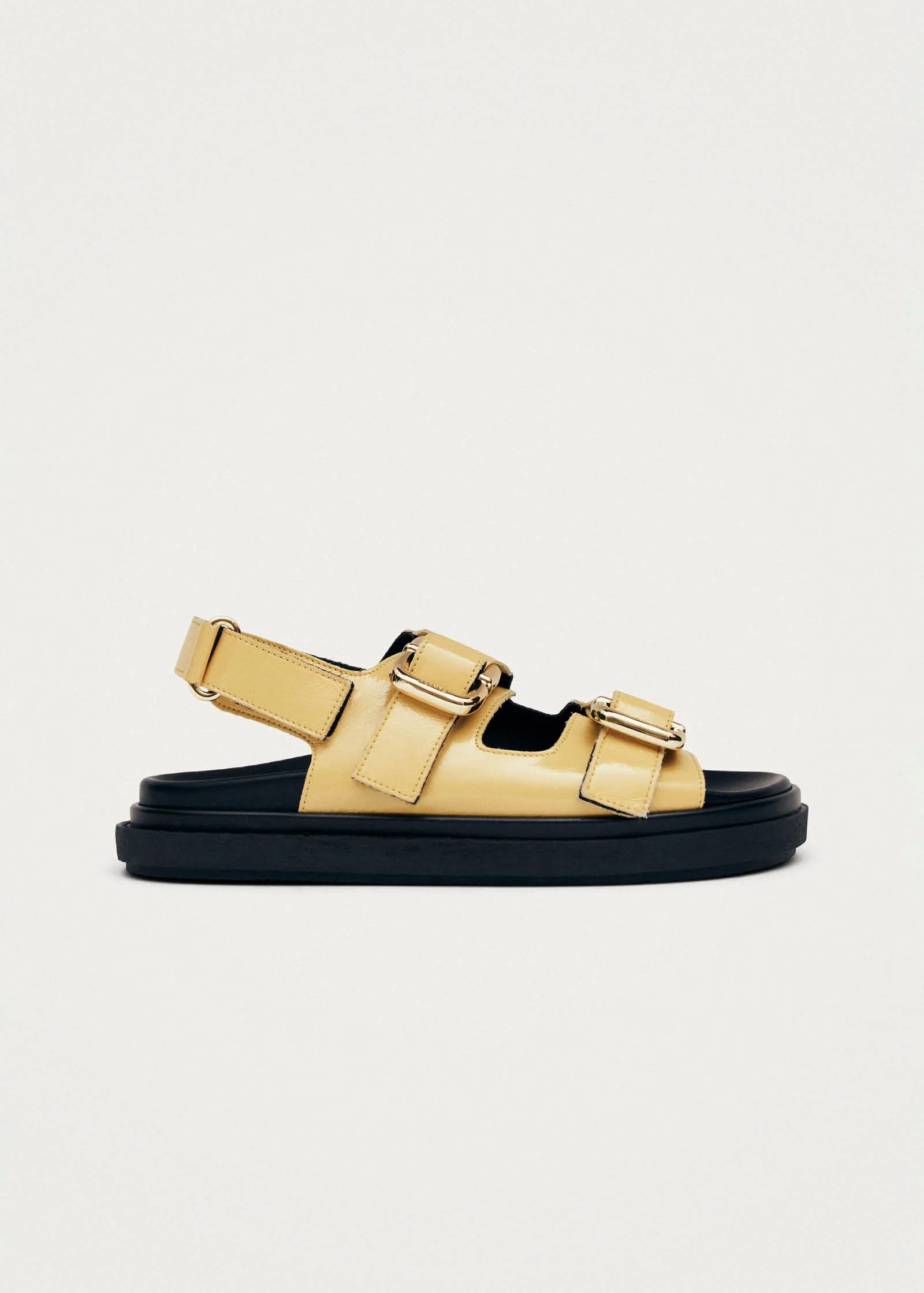 Harper Onix Vanilla Leather Sandals | Alohas US