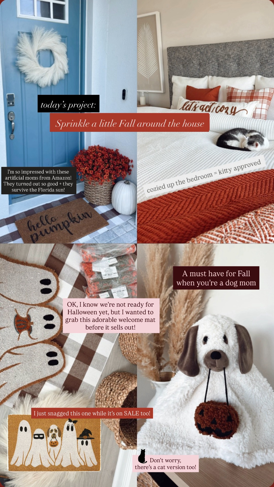 Fall Porch Decor, Fall Patio Decor, Fall Home Decor, Fall Pillows, Fall Bedroom, Fall Bedding, Fall Welcome Mat, Fall Flowers, Mums, Fall Pumpkins, Halloween Decor, Fall Wreath, Fall living room

#LTKHome #LTKSeasonal #LTKSaleAlert
