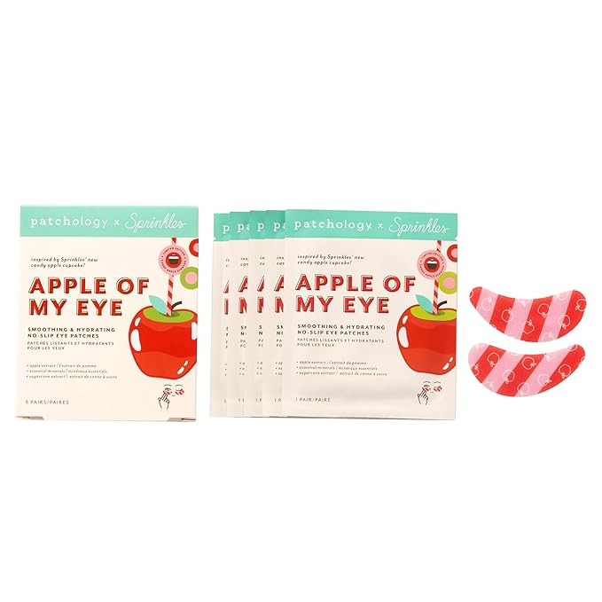Patchology | Sprinkles (Limited Edition) - Apple of My Eye - Smoothing & Hydrating No-Slip Eye Pa... | Amazon (US)