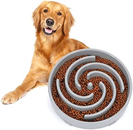 Slow Feeder Large Dog Bowls for Large Medium Dog Non Slip Maze Puzzle Bowl Pet Slower Food Feeding D | Amazon (US)