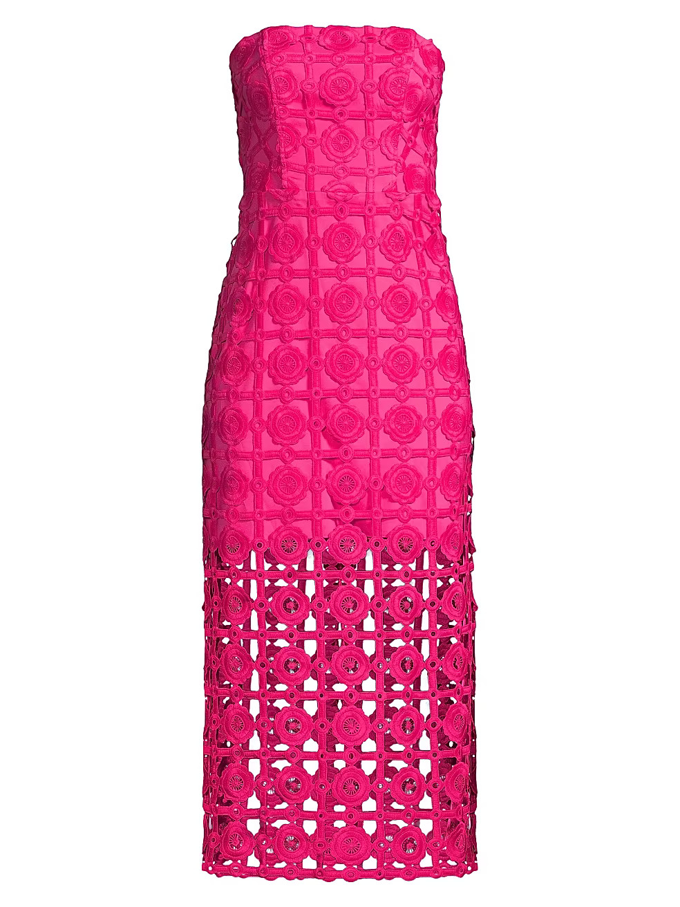 Kait Tile Lace Midi-Dress | Saks Fifth Avenue