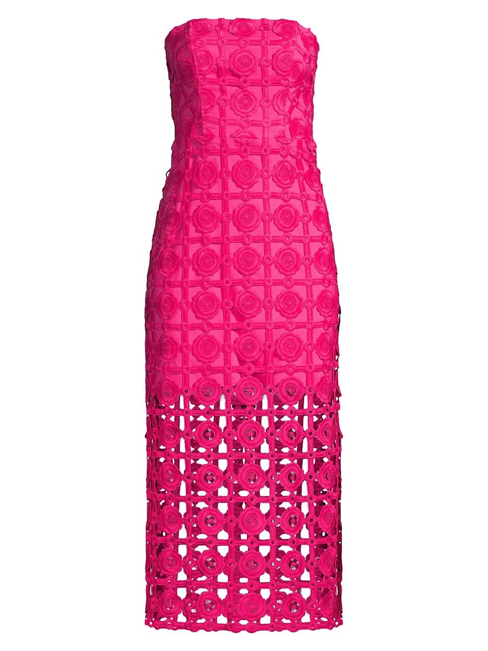 Kait Tile Lace Midi-Dress | Saks Fifth Avenue