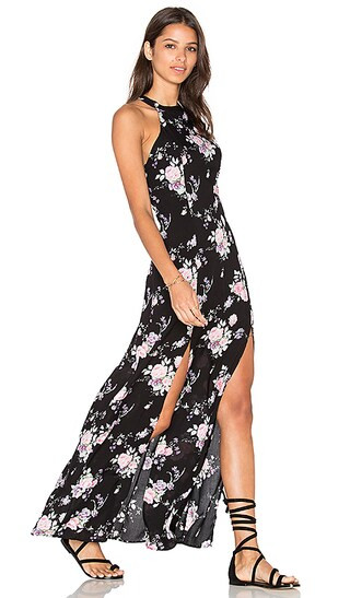 REVERSE Saturday Brunch Dress in Black Floral | Revolve Clothing