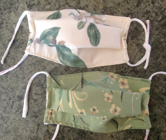 Face Mask Dust Filter Organic Cotton Lined Upcycled Fabric | Etsy | Etsy (CAD)