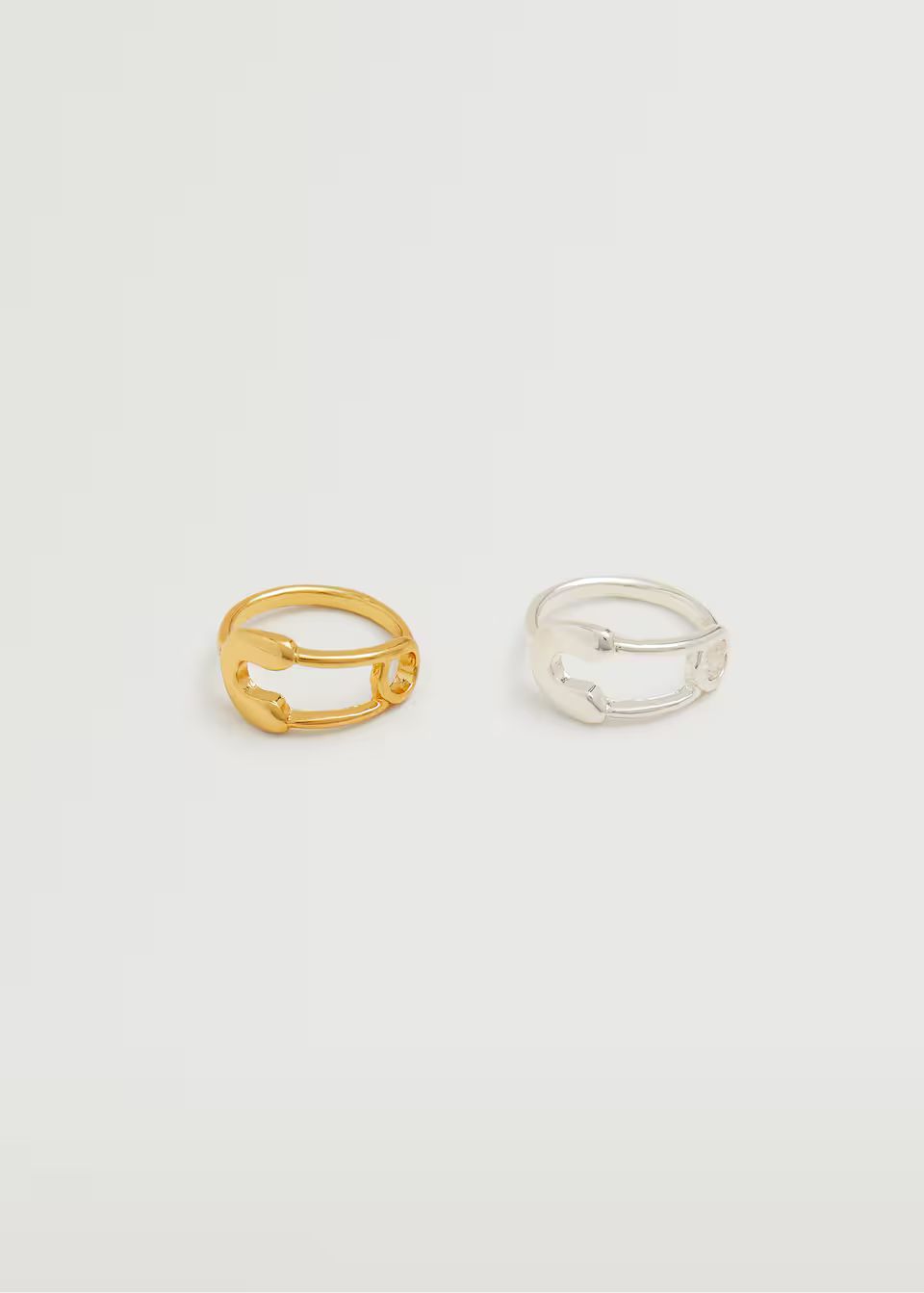 Asymmetric rings set | MANGO (US)