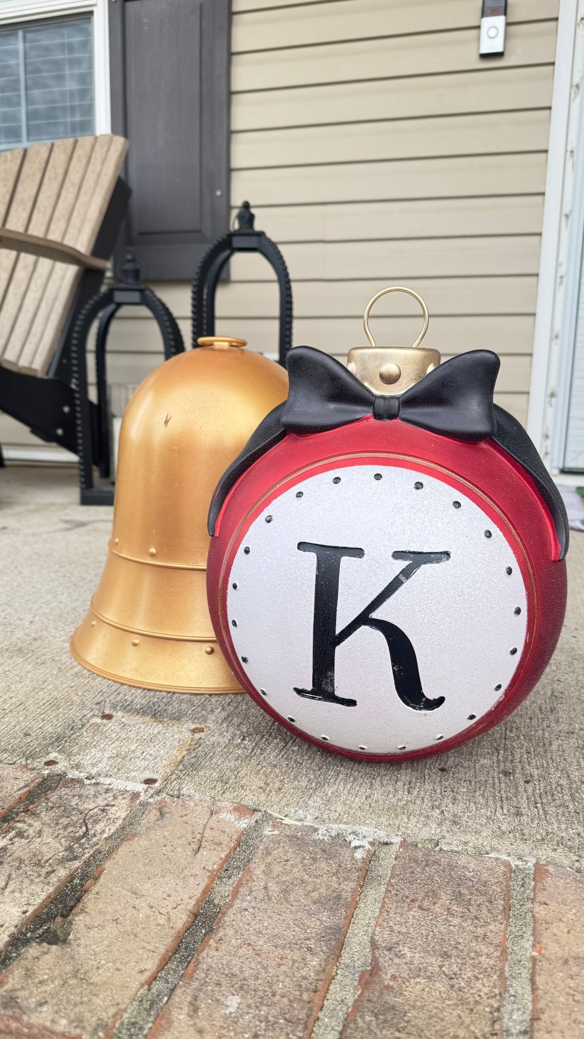 Front porch Christmas Ornament Statue 

#LTKSeasonal #LTKHoliday #LTKHome