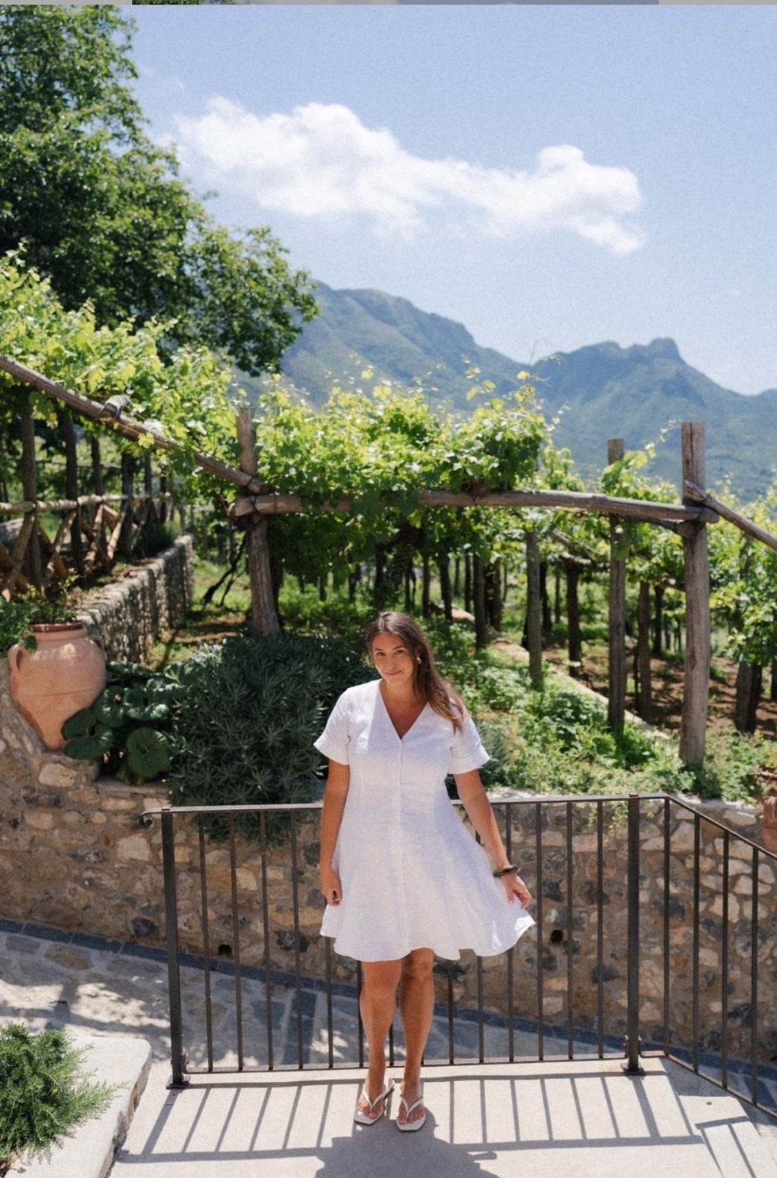 White Dress Vacation Look 🤍

white mini dress, white summer dress, Amazon white dress, vacation outfit, European summer style, winery outfit, vineyard outfit, travel outfit, resort wear, summer dress, white vacation dress, coastal style, brunch outfit, feminine style, vacation fashion, casual chic, summer style, white sandals, effortless outfit, warm weather style

#LTKTravel #LTKSeasonal #LTKootd