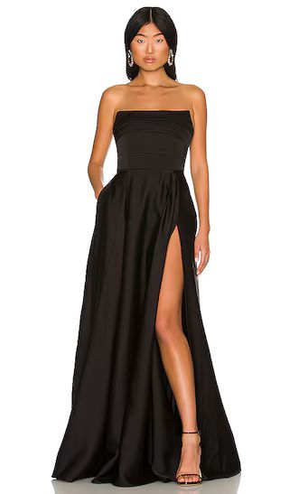 x REVOLVE Heidi Gown in Black | Revolve Clothing (Global)