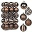 30PCS 2" Christmas Ball Ornaments Shatterproof Champagne Christmas Tree Decorations Xmas Tree Bal... | Amazon (US)