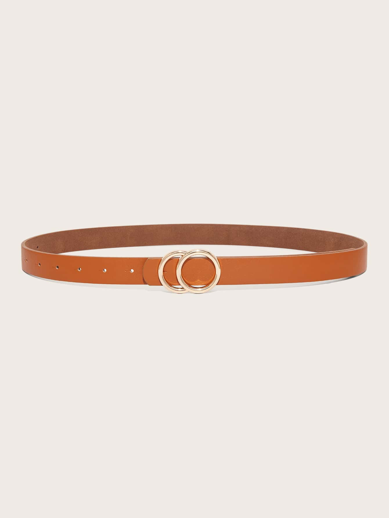 Circle Buckle Belt With Hole Punch | SHEIN