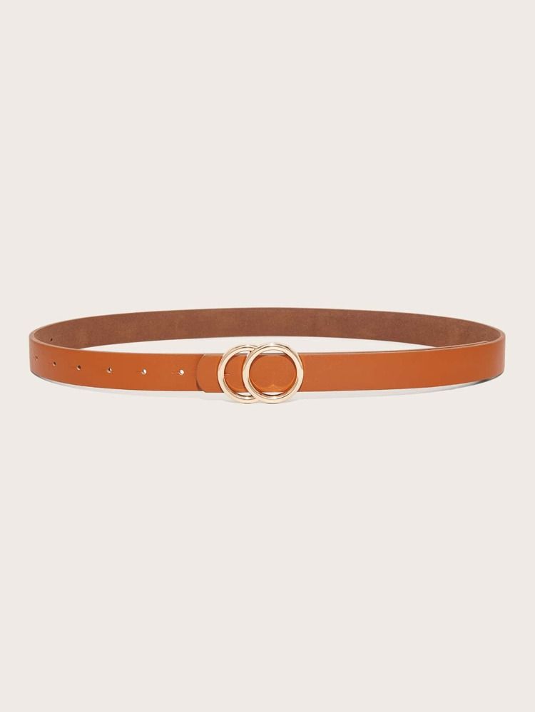 Circle Buckle Belt With Hole Punch | SHEIN