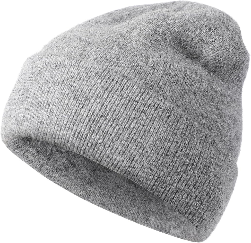 Achiou Beanie Hat for Women Men, Warm Cuffed Knit Hat for Skiing Running Outdoor Sports | Amazon (US)