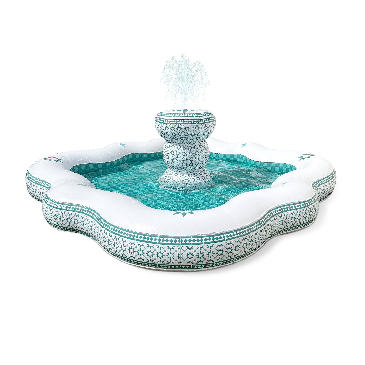 the MARRAKESH Luxe Inflatable Fountain — MINNIDIP LUXE INFLATABLE POOLS BY LA VACA | Minnidip