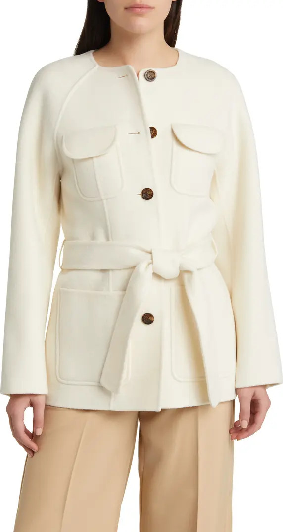 Ted Baker London Lesliiy Wool Blend Belted Coat | Nordstrom | Nordstrom
