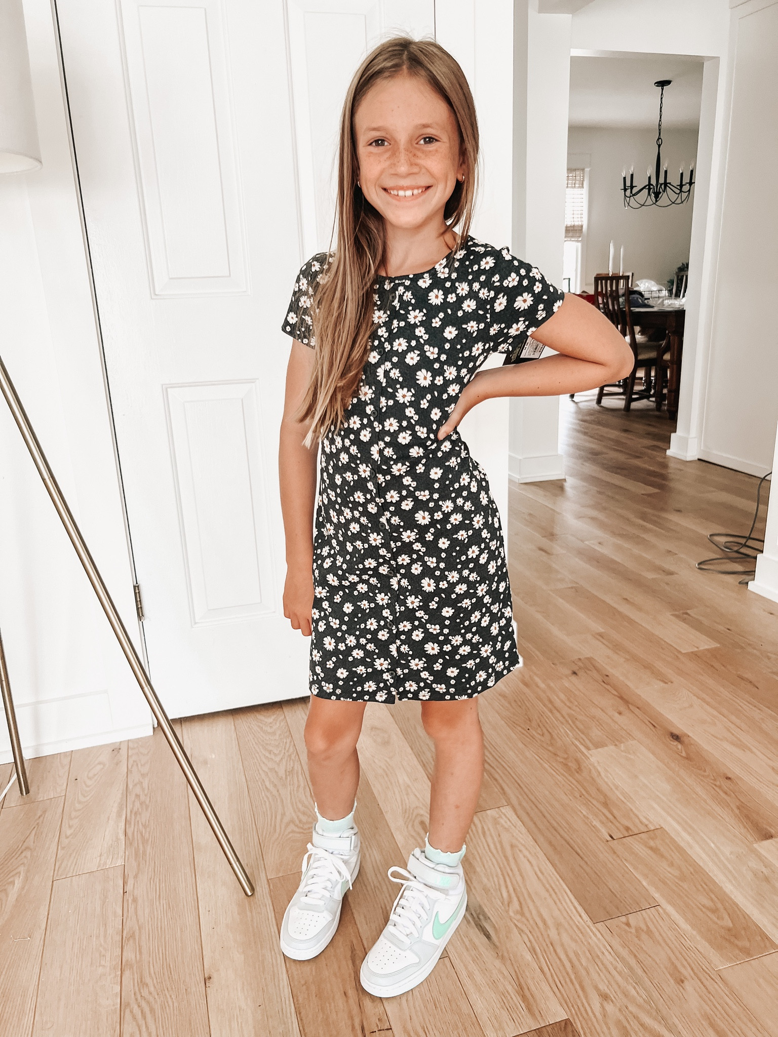 More Back to School clothes for Grace.  She’s wearing a medium in this Art Class dress.  It looks so cute with her Nike high tops & ruffle socks.

#LTKSeasonal #LTKkids #LTKBacktoSchool