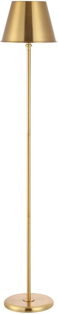 Safavieh Lighting Collection Asher 60-inch Brass Iron Floor Lamp (LED Bulb Included) FLL4094A | Amazon (US)