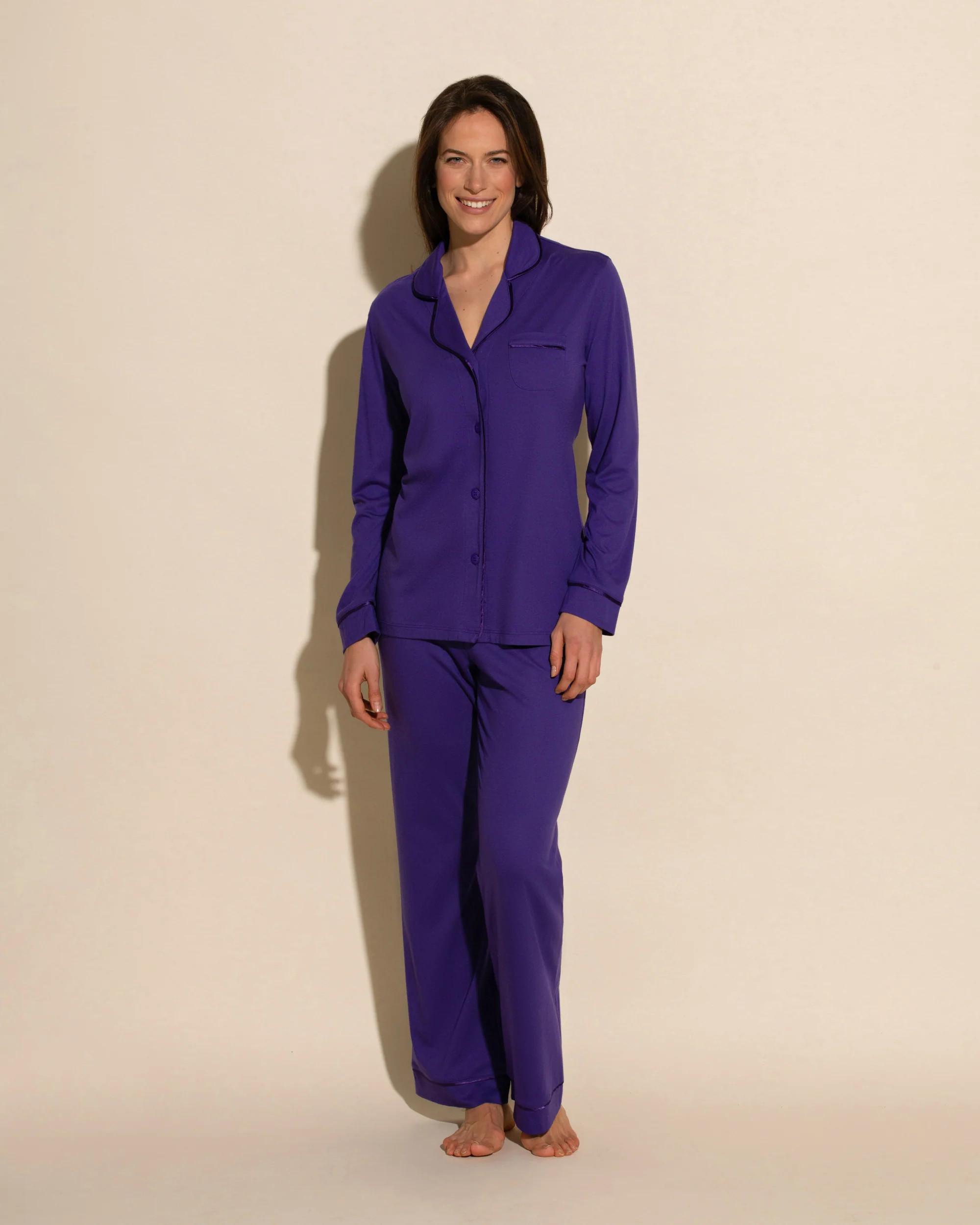 Bella Long sleeve top & pant pajama set | Cosabella