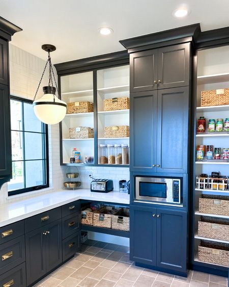 We love how this pantry turned out. The bin clips with the hyacinth baskets give the pantry an elevated look. 🤍

#LTKhome #LTKbeauty