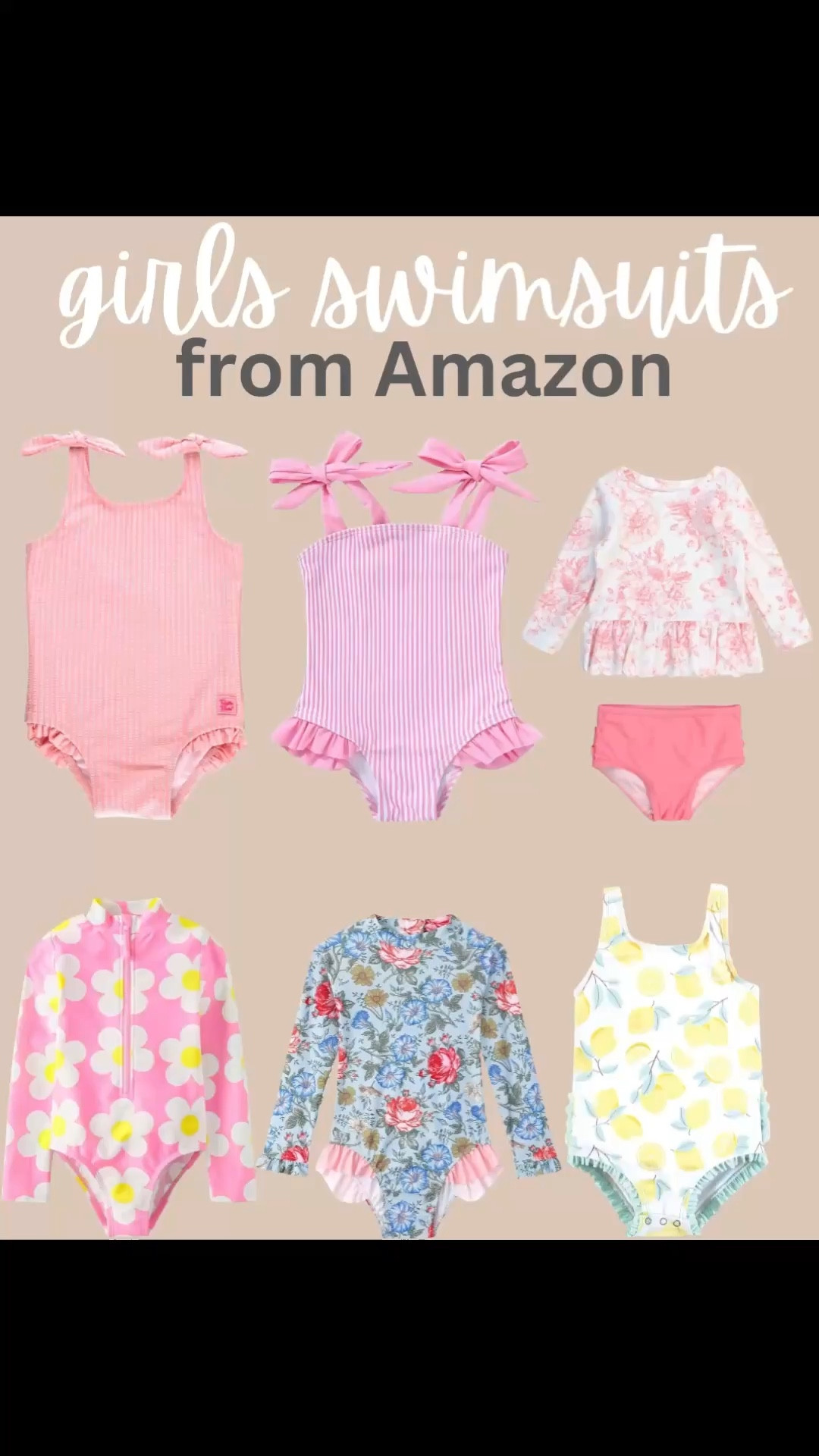 Toddler and little girls swimwear from Amazon prime! 

Amazon swim, girls swim, rash guard, toddler swim, toddler girls swim, Amazon swim, Amazon kids, swimwear for kids, swim for babies, baby girl swimwear, cruise, resort, beach, travel 

#LTKSwim #LTKKids #LTKBaby