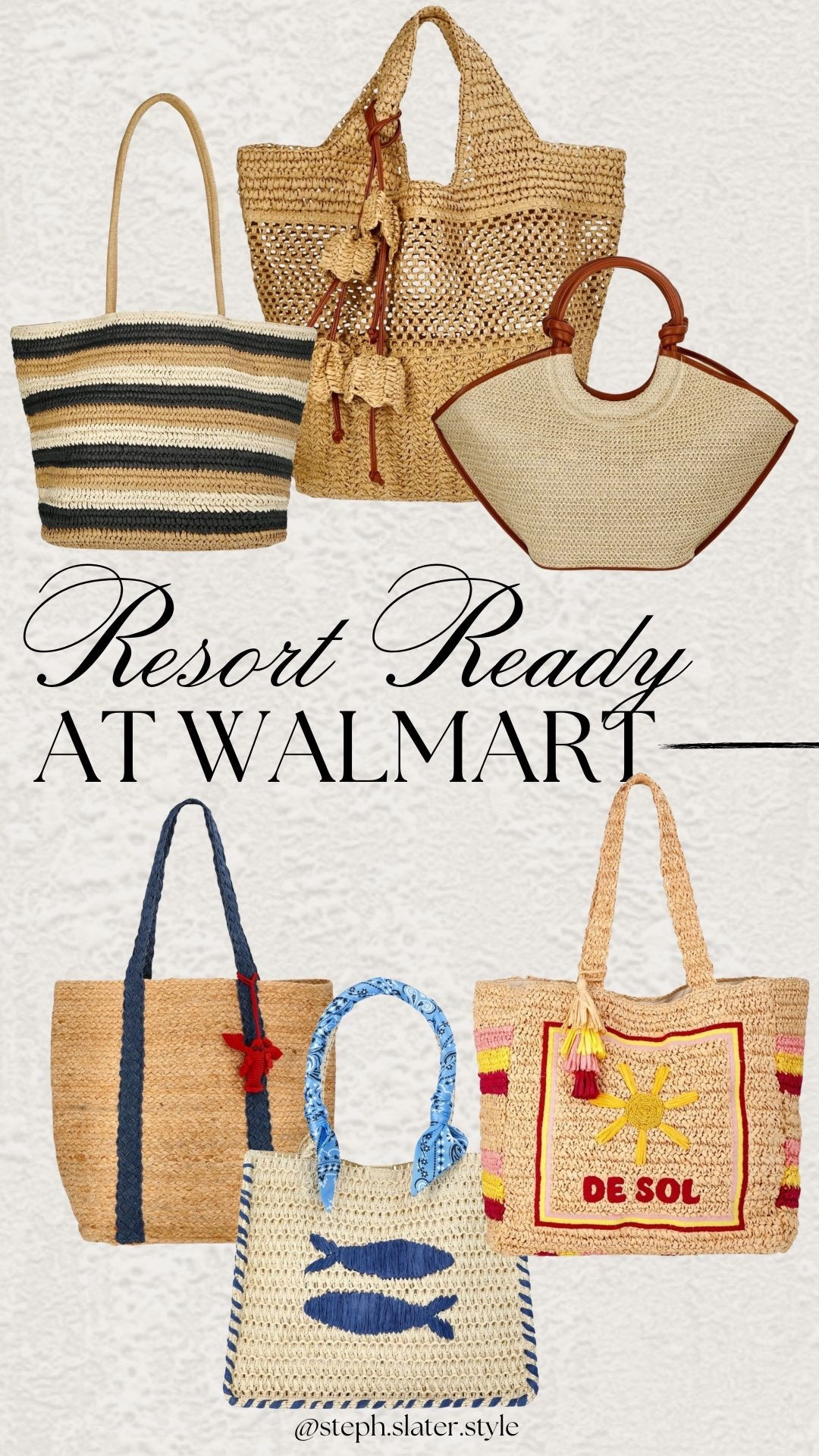 The cutest beach bags from Walmart  

#LTKSeasonal #LTKTravel
