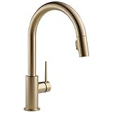 Delta Faucet Trinsic Gold Kitchen Faucet, Kitchen Faucets with Pull Down Sprayer, Kitchen Sink Fauce | Amazon (US)