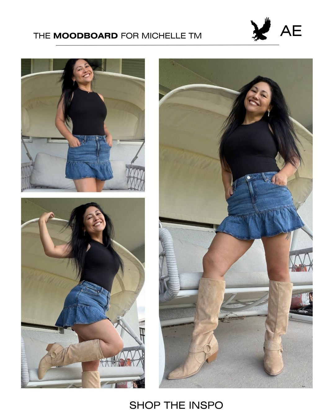 Ruffled skirt and solid color tank top, all you need for a fun and comfy look.
Shop the Inspo.
Follow me on IG: @michellemc8 

 #LTKootd #LTKU #LTKMidsize