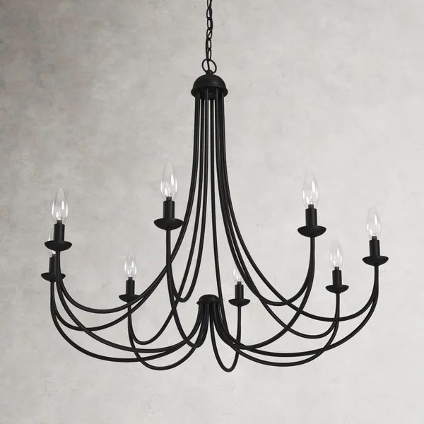 Norberto 8 - Light Candle Style Classic / Traditional Chandelier | Wayfair North America