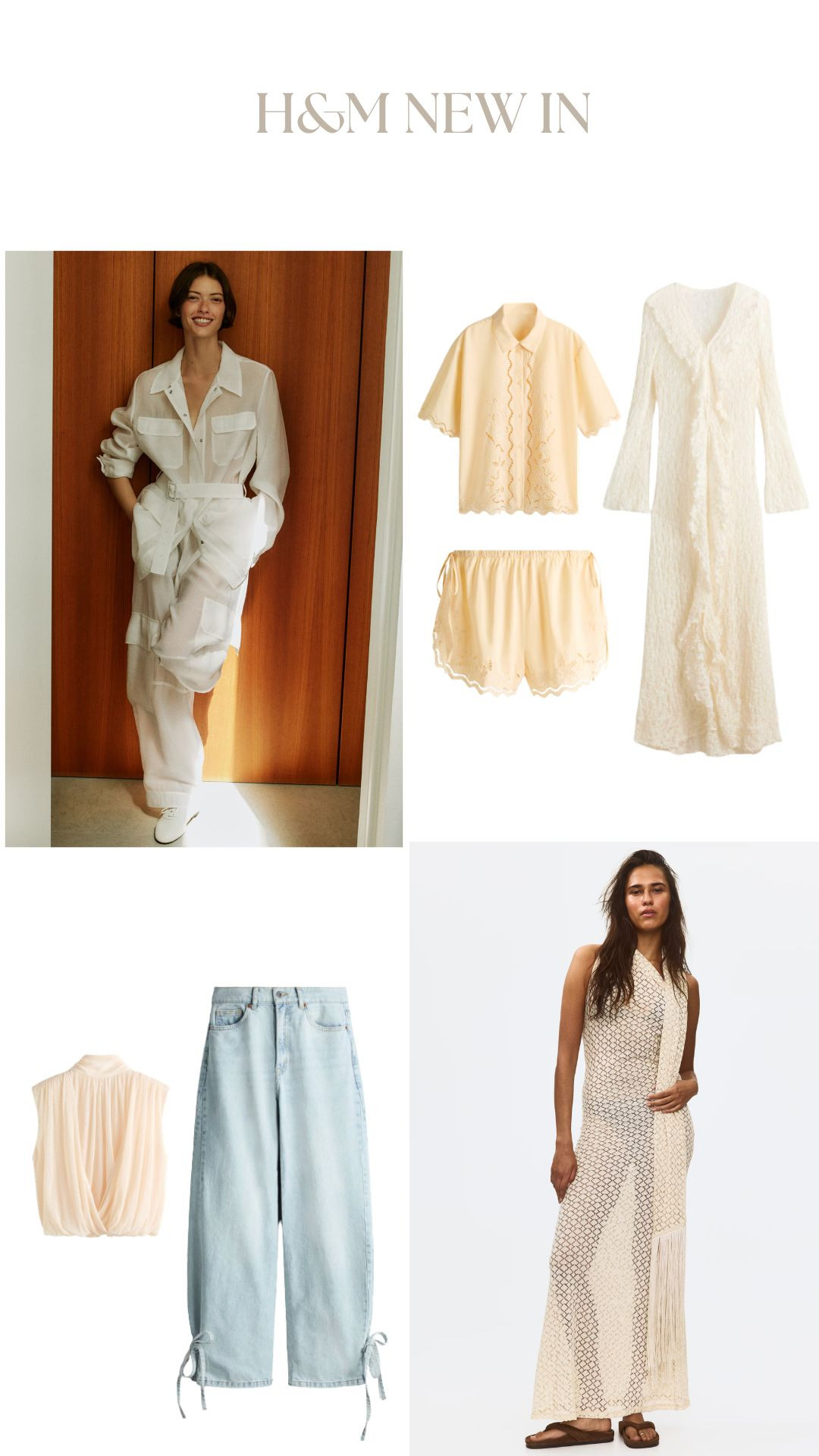 H&M Summer Edit

Soft Neutral Dressing, Feminine Minimalism, Elegant Summer Staples, Chic Resortwear, Elevated Everyday Style, H&M New in, Summer Co-ords, Summer Dress

 

 #LTKuk #LTKsummer #LTKeurope