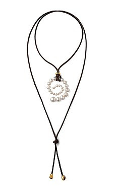 Eliou Arla Wrap Necklace in Pearl from Revolve.com | Revolve Clothing (Global)
