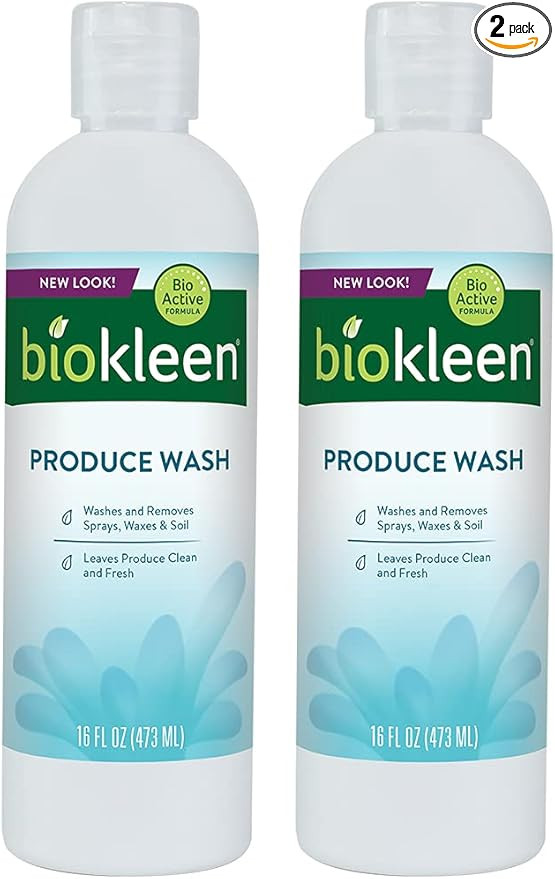 Biokleen Natural Produce Wash - 2 Pack - Cleans Vegetables Fruit Grocery Produce Naturally, Eco-F... | Amazon (US)