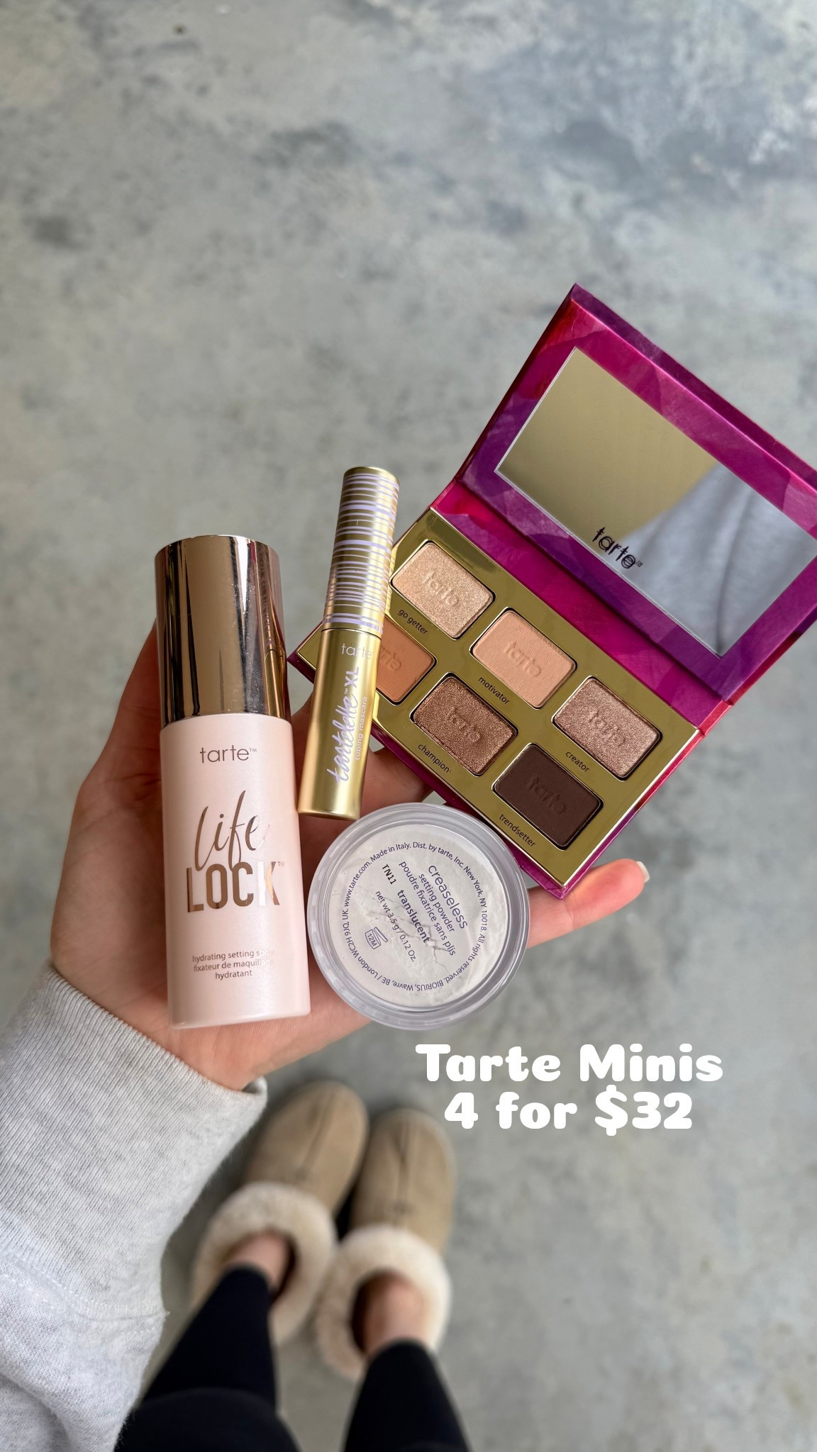 One of my favorite sales on @TarteCosmetics is live now! 4 for $32 travel size items. I always use the mini version of the setting spray, setting powder, and in bloom palette to save room in my makeup bag! #tartepartner

#LTKBeauty #LTKSaleAlert #LTKgrwm