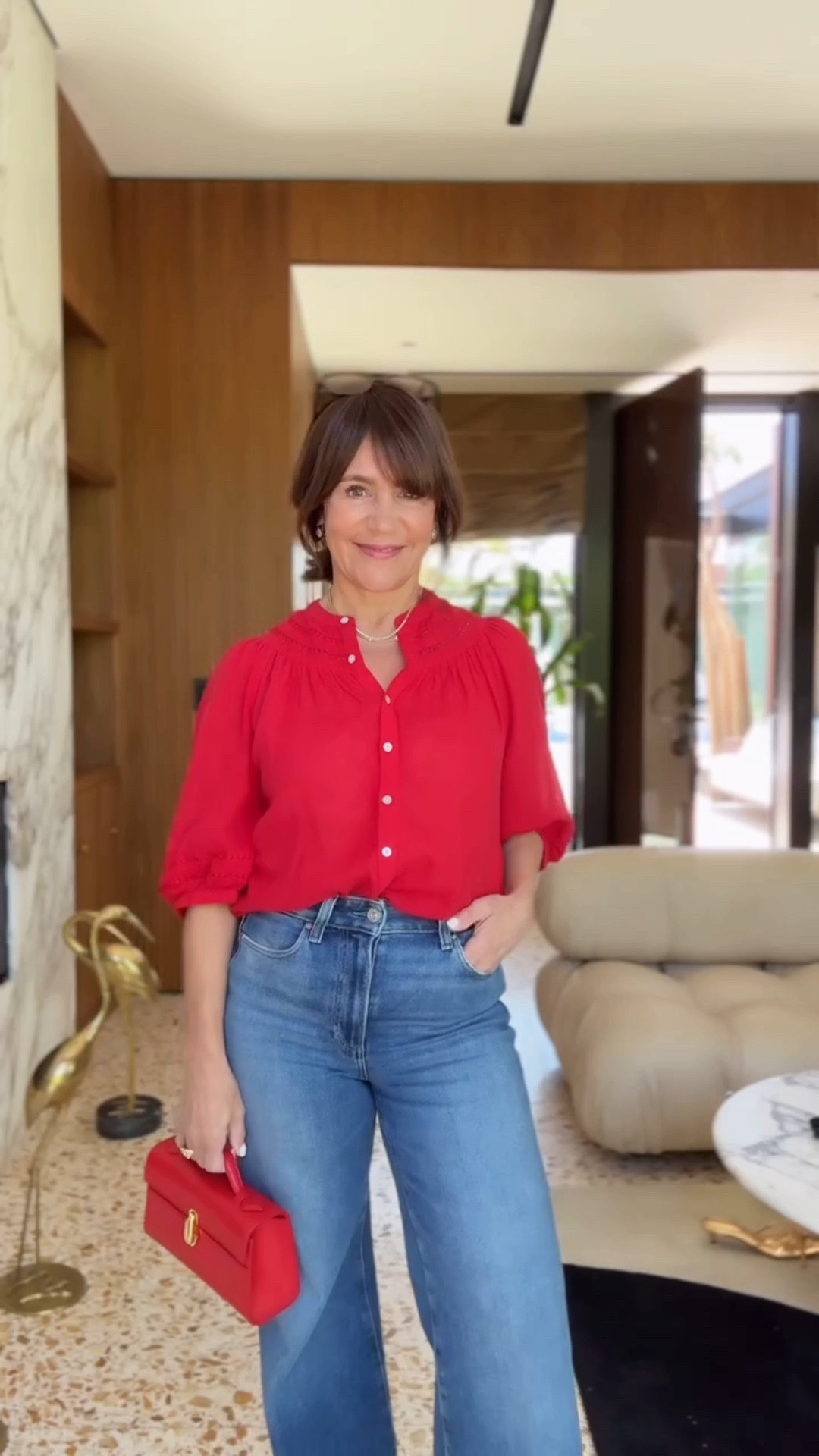 These jeans are my highest recommendation! They are so comfy and soft, look good on literally EVERYONE, and are available in multiple lengths. I swear by these!! True to size.

#LTKSeasonal #LTKOver40 #LTKgrwm